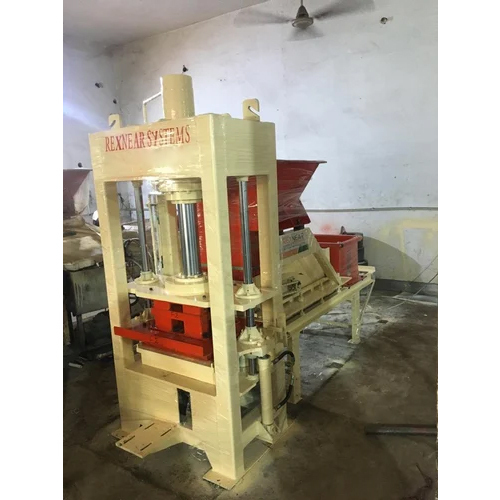 White Hydraulic Cement Bricks Machine