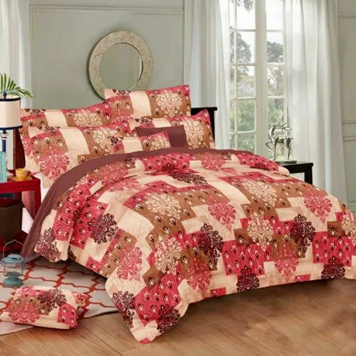 Olivia Bed Sheet Set - 100% Cotton, Washable Prints Available In Various Colors | Plain Style Design