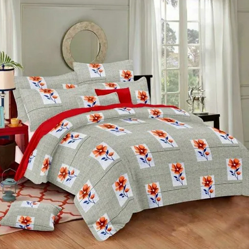 Olivia Bed Sheet Set - 100% Cotton, Washable Prints Available In Various Colors | Plain Style Design