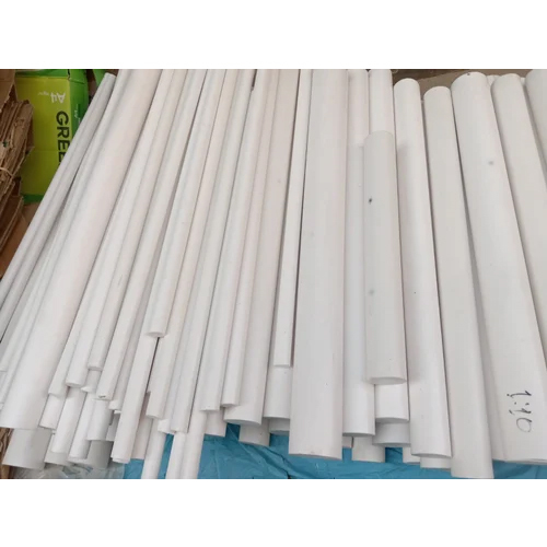 Ptfe Rod - 1MTR & 905MM Length | White, Durable PTFE Material