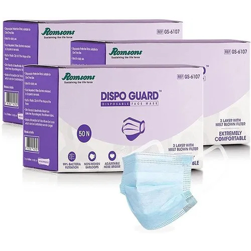 3 प्लाई मेल्टब्लाउन फेस मास्क आयु समूह: वयस्क