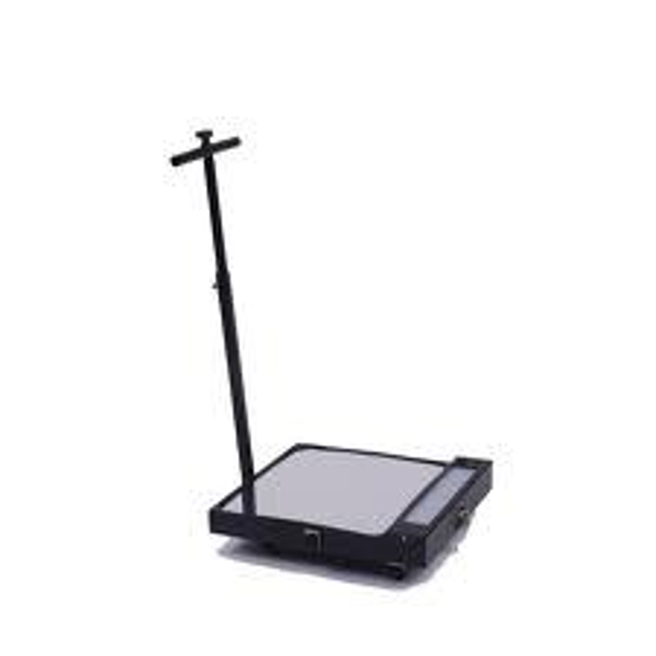 Kti Under Vehicle Search Trolley Mirror - 28cm Convex Mirror, Led Lights For Night Operation, Telescopic Rod, Durable Briefcase Design, Smooth Wheels For Easy Mobility, Safety Use For Vehicle Inspection