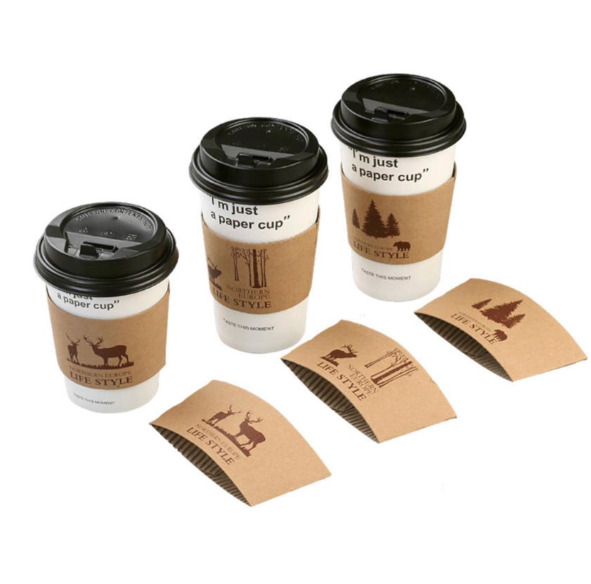 Paper Cup Holder - Any Size | Matte Lamination, Glossy Lamination, Custom Printing Options