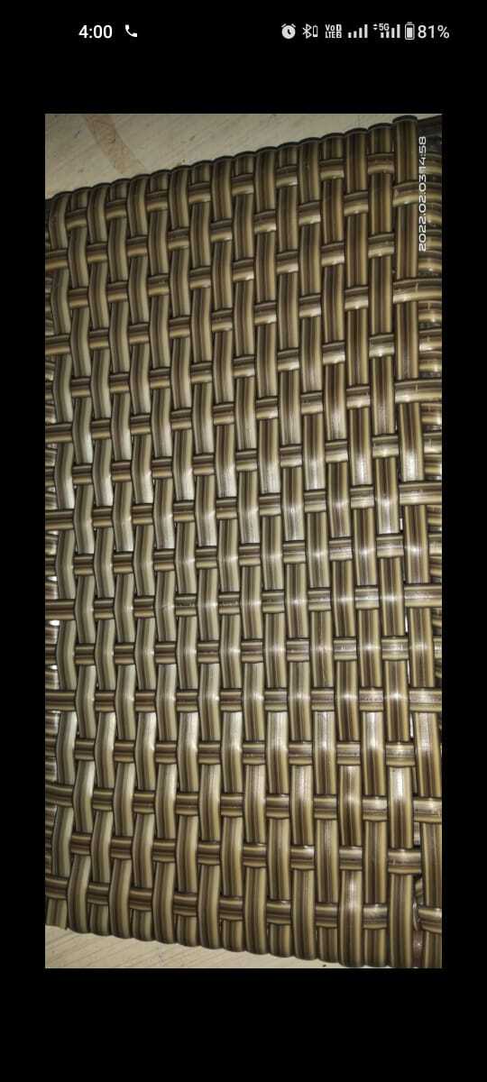 Str Wicker Material - Rattan Wicker, White Color, Modern Design, Folded, Eco-friendly Features: Durable, Rust Proof, Uv Resistant, Washable, Water Resistant