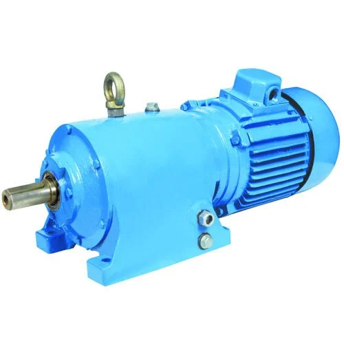 Vertical Helical Gear Motor - Color: Blue