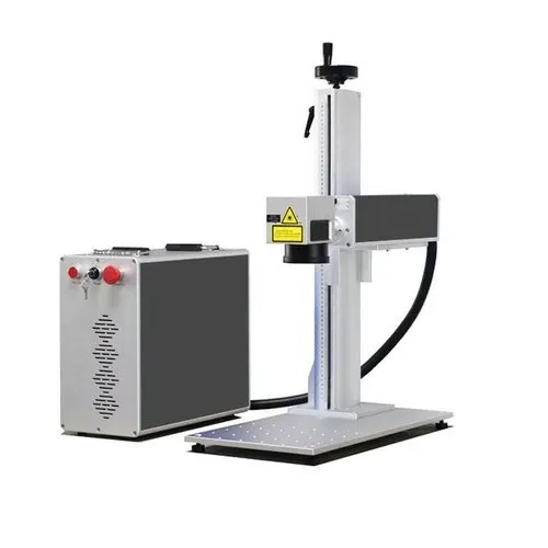 व्हाइट फाइबर लेजर मार्किंग मशीन