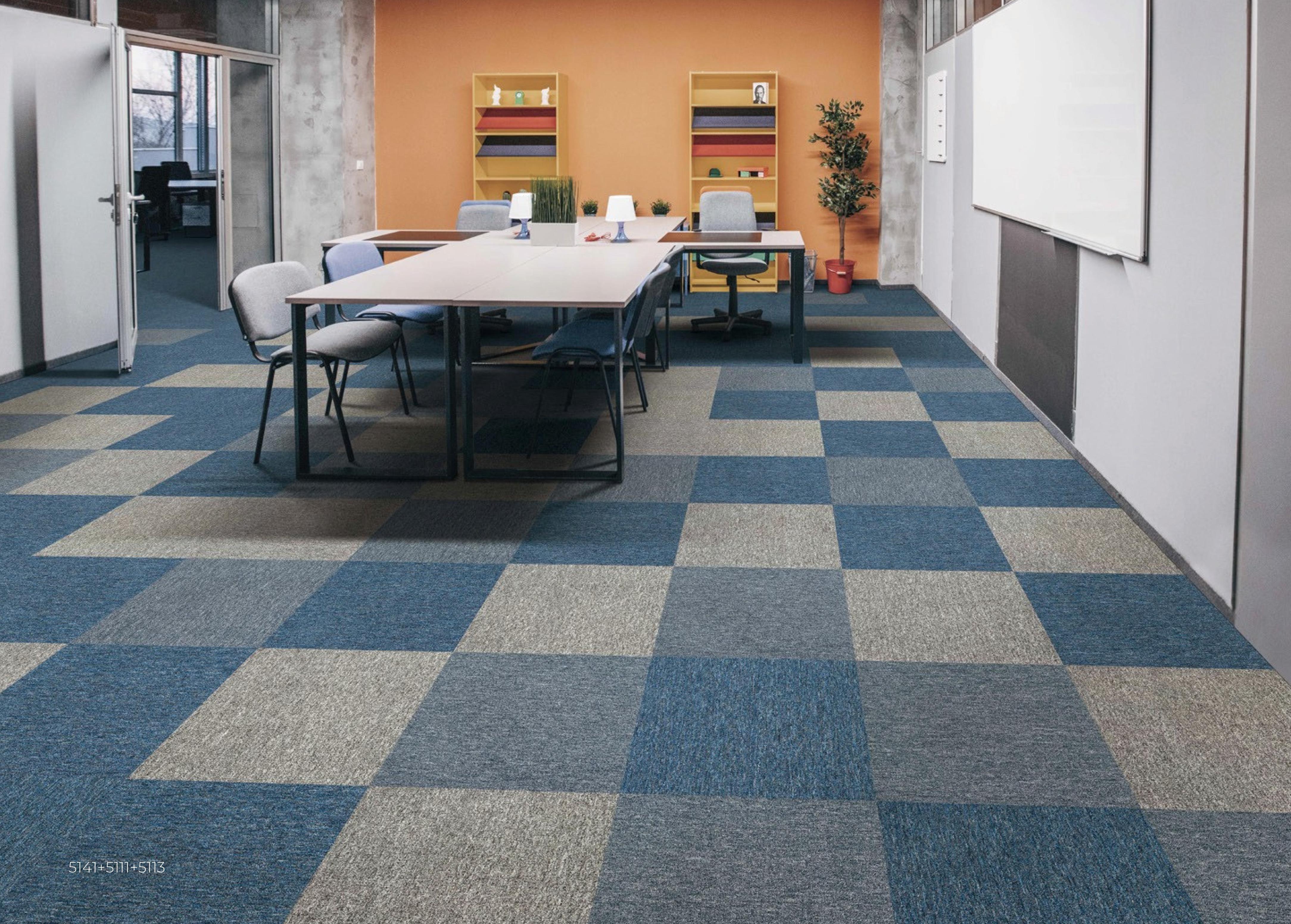 Office Carpet - Tufted Loop Pile, 100% Pp Fiber, 3mm Pile Height | Sound Insulation, Heat Insulation, Anti-static, Waterproof, Flame Resistant