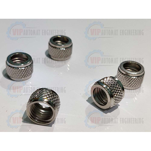 Female Knurling - Stainless Steel, Customized Standard Size, Polished Finish | CNC Punching Production Process