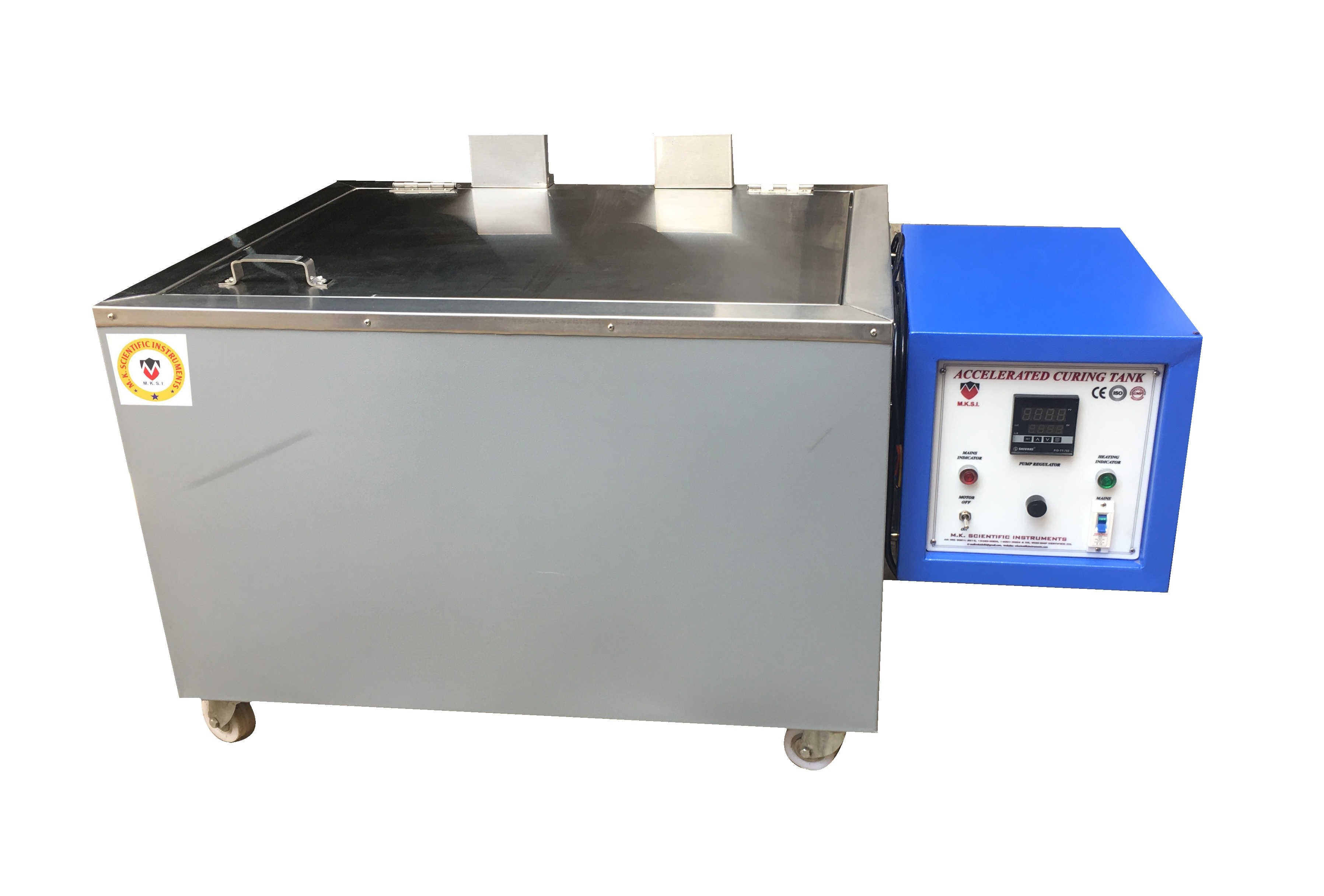 Accelerated Curing Tank - Color: Blue & White