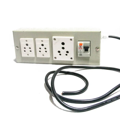 3 Socket Wall Mount Power Extension Board Application: Industrial