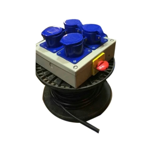 220 V Power Extension Board - 220-440 Volt Rating, Ideal For Heavy-duty Industrial Use, Blue And Gray Design, Multiple Connection Points, 50 Hertz Frequency