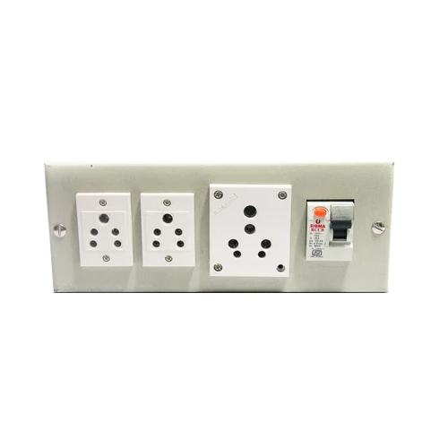 220v Power Extension Plug - Durable Grey Design | Industrial Use, 220-440 Volt, 50hz Frequency, High-quality Material