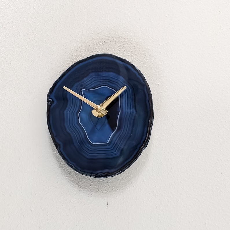 Small Agate Wall Clock
