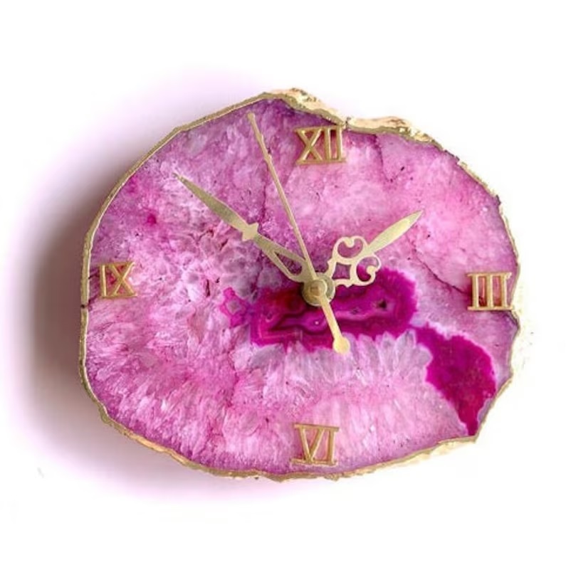 Small Agate Wall Clock
