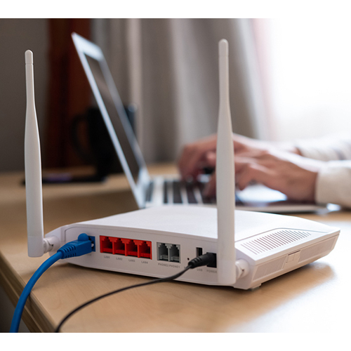 Black Computer Networking Router