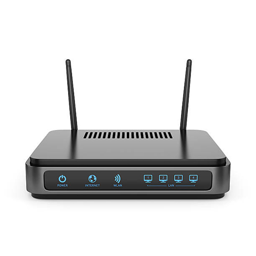 Black Computer Networking Router