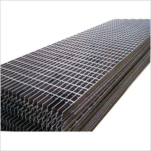 सिल्वर माइल्ड स्टील फ्लोर ग्रेटिंग