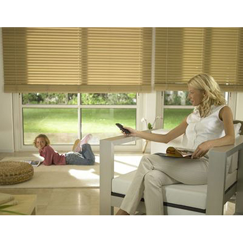 Motorized Roller Blinds - Plastic Material, Multiple Color Options | Anti-static Feature, Plain Design