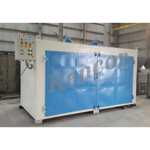 व्हाइट-ब्लू वॉक इन ओवन