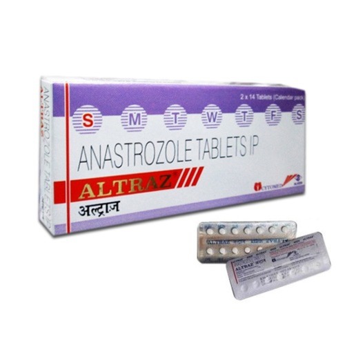 Altraz 1mg Tablets - Anastrozole Health Supplements | Warning: Keep Out of Reach of Children, Dosage as Directed by Physician