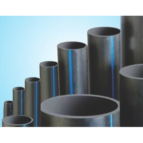 Hdpe Round Pipe - 1 To 6 Inch Diameter, Black | Industrial Grade, Uv Resistant, Flange Connection, 10 Year Life Span, 4kg To 12kg Pressure