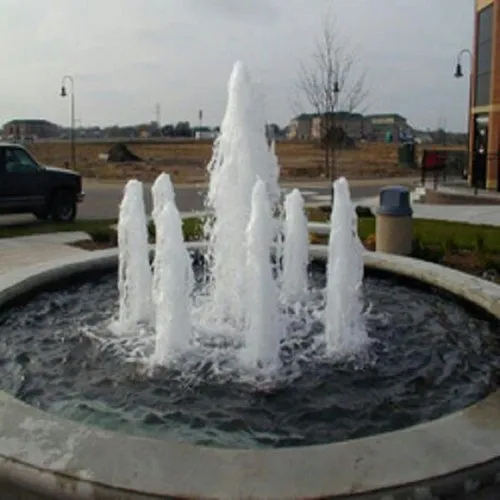 Stainless Steel Foam Jet Fountain