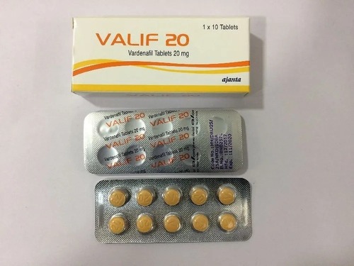 Valif 20 Tablet - 20 Mg, Health Supplement For Erectile Dysfunction Relief | Enhanced Blood Flow, Adult Usage Only, Keep Away From Children And Pets