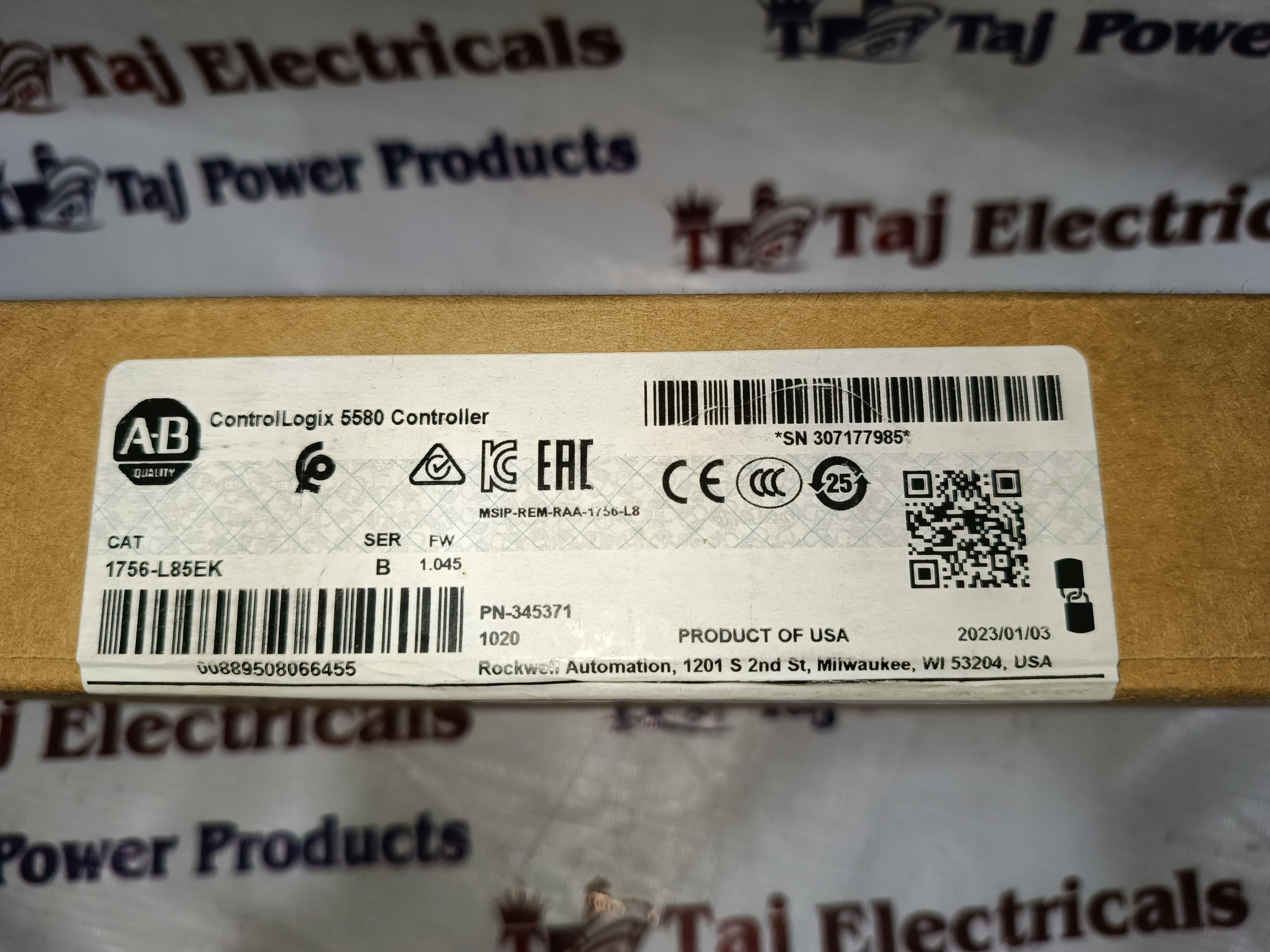 Allen Bradley 1756-l85ek Plc