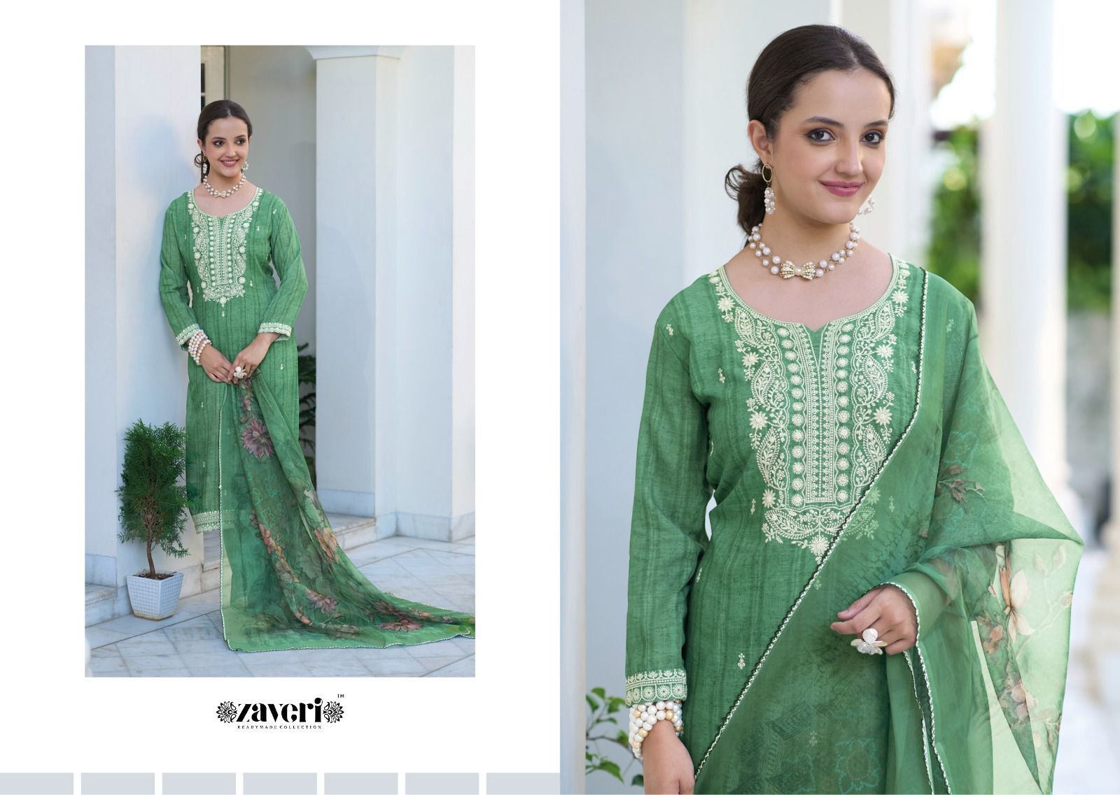 Embrodary Zaveri Suit Decoration Material: Cloths