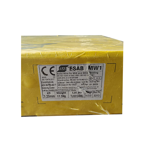 Esab Ferroamb 6013 Welding Electrode - 1.2 mm Thickness, 17.5 kg Weight | Industrial Utilization, Ideal for MIG and MAG Applications