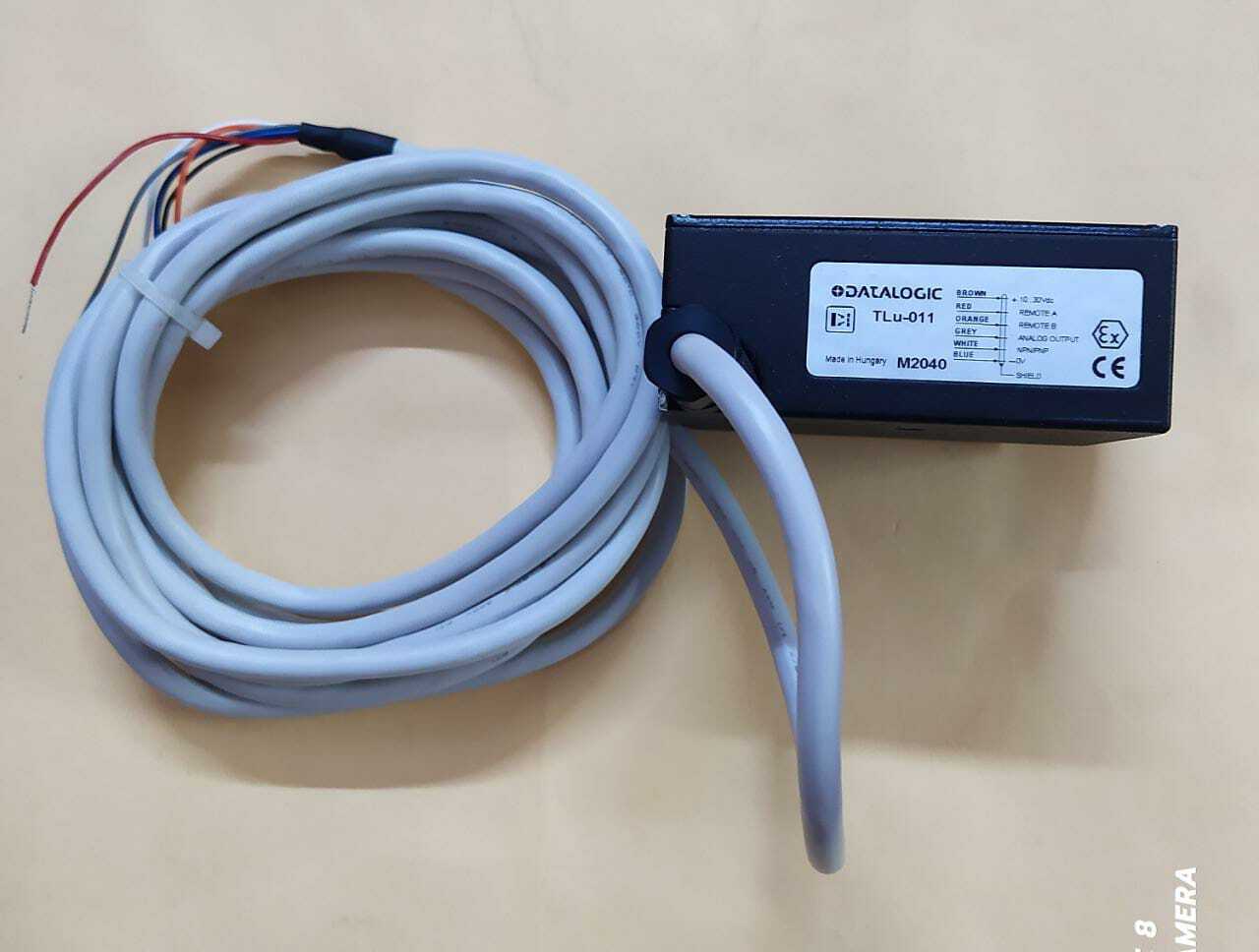 Datalogic Tlu 011 Eye Mark Sensor Rated Voltage: 10-30 Vdc Cable Volt (V)