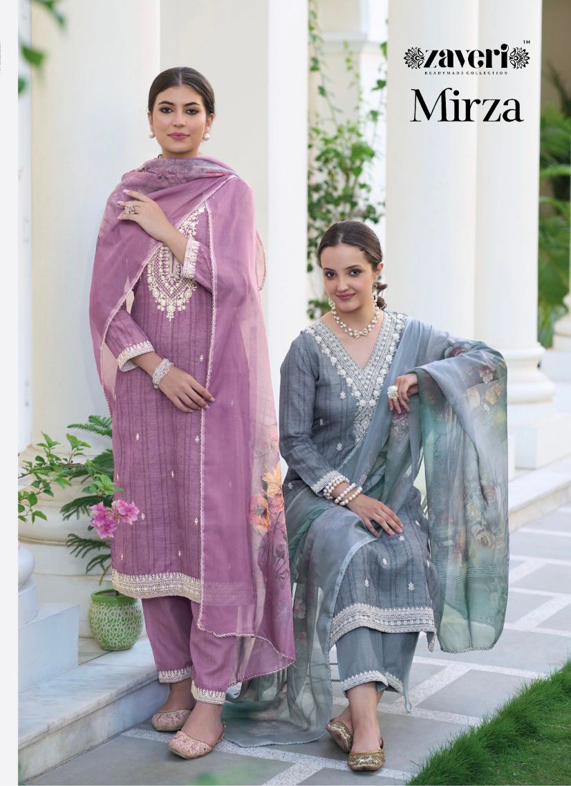 Ladies Kurti Pant Set Decoration Material: Sequins