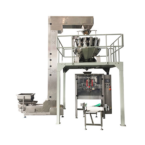 सिल्वर ऑटोमैटिक स्नैक फूड पैकिंग मशीन