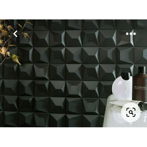3d Wall Tiles - High-quality Porcelain, Customized Size And Color Options, Polished Finish, First-class Grade