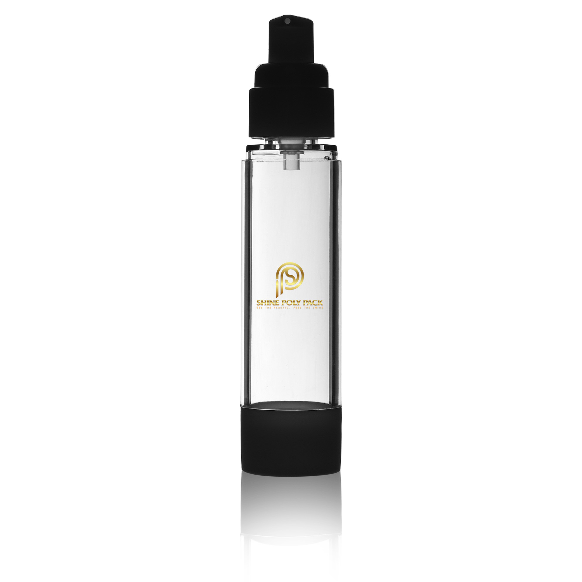 Airless Bottle - Premium Bpa-free Plastic, 50ml Capacity | Leak-resistant Design, Ergonomic Pump Mechanism