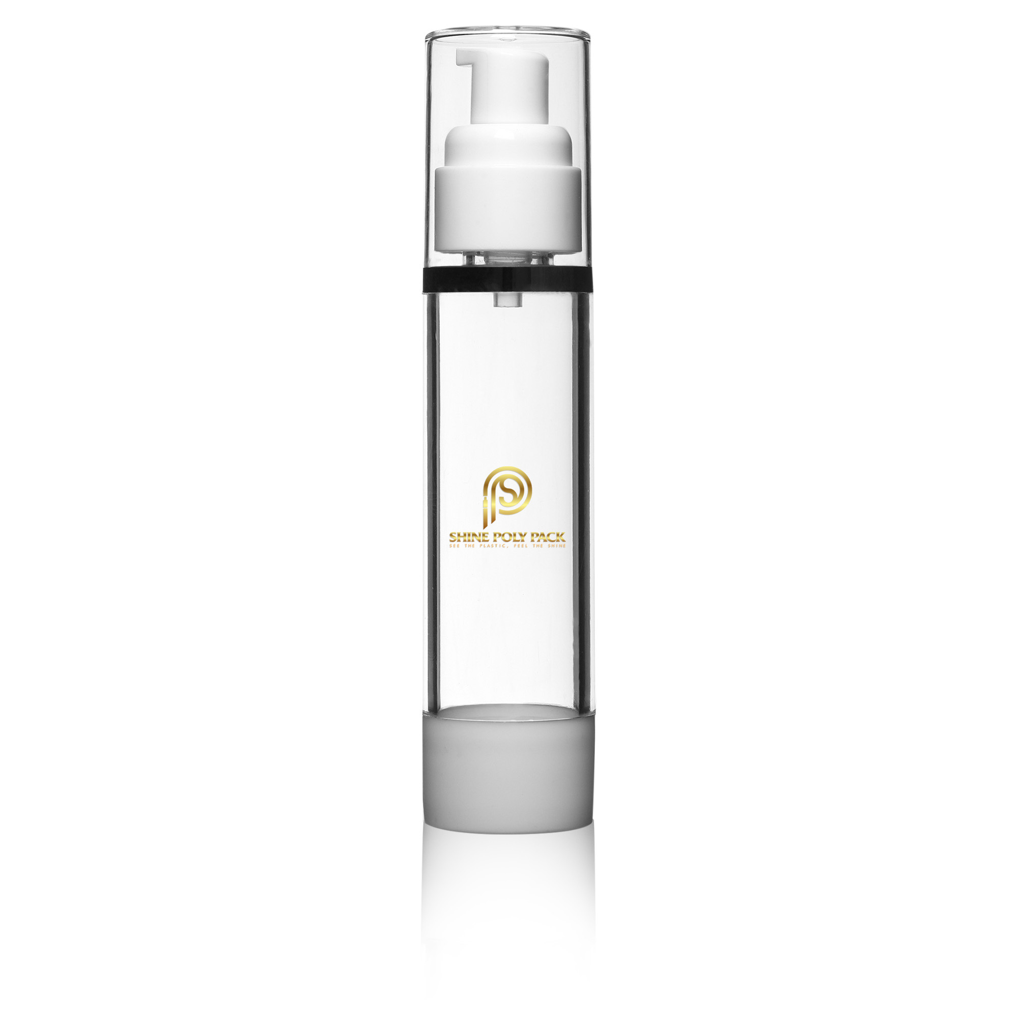 Airless Bottle - Premium Bpa-free Plastic, 50ml Capacity | Leak-resistant Design, Ergonomic Pump Mechanism