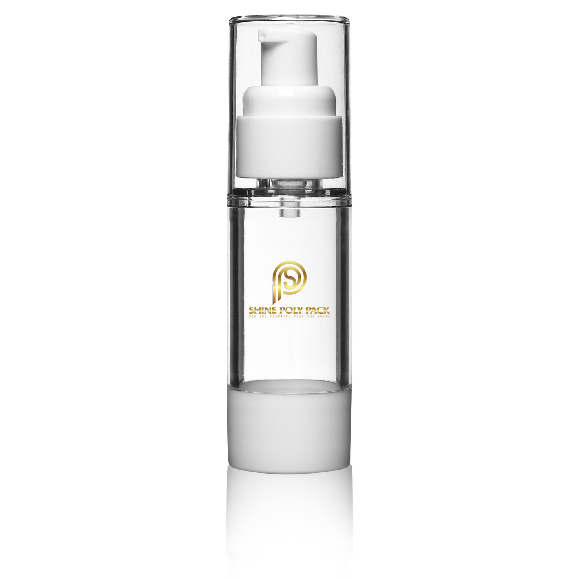Airless Bottle - Premium Bpa-free Plastic, 50ml Capacity | Leak-resistant Design, Ergonomic Pump Mechanism