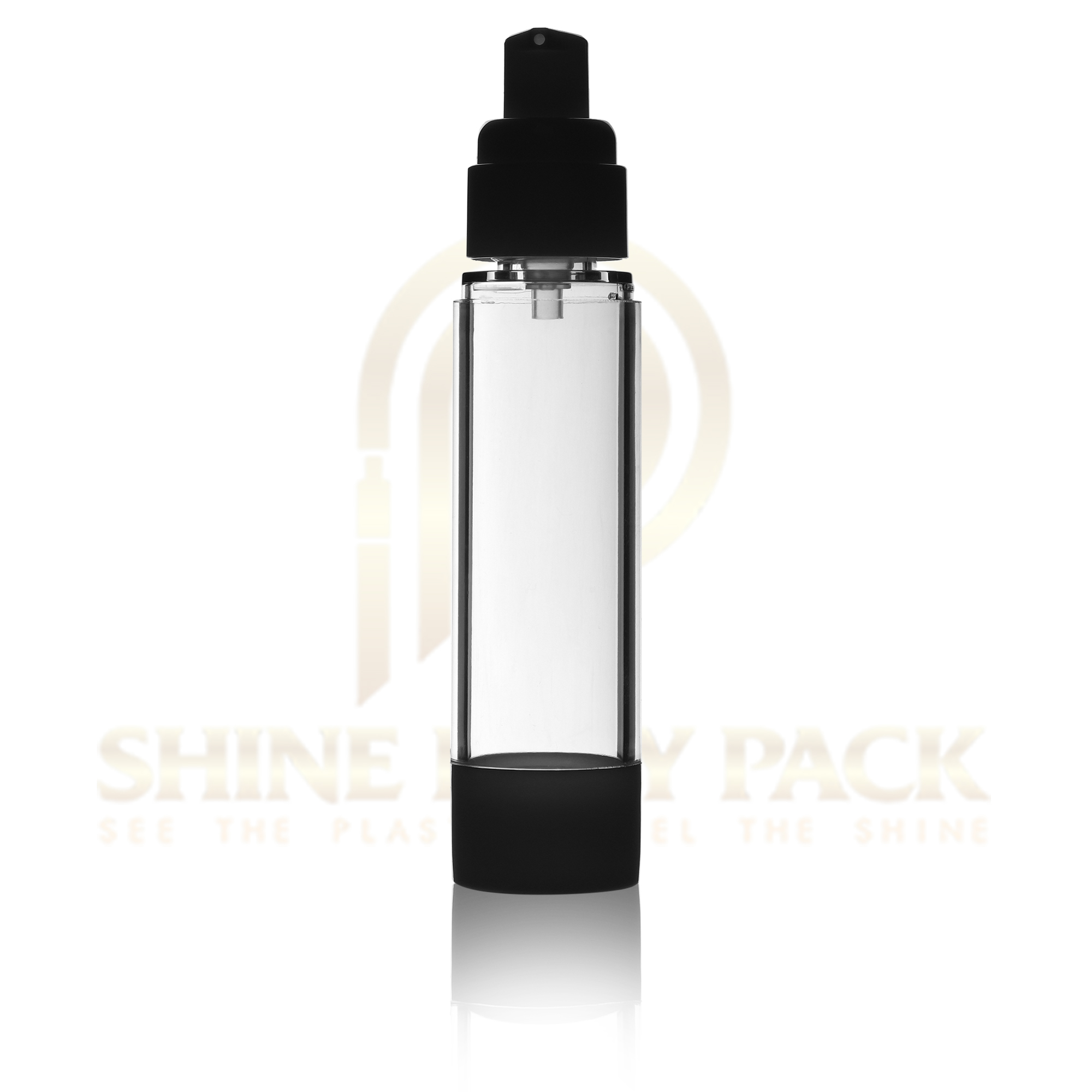 Airless Bottle - Premium Bpa-free Plastic, 50ml Capacity | Leak-resistant Design, Ergonomic Pump Mechanism
