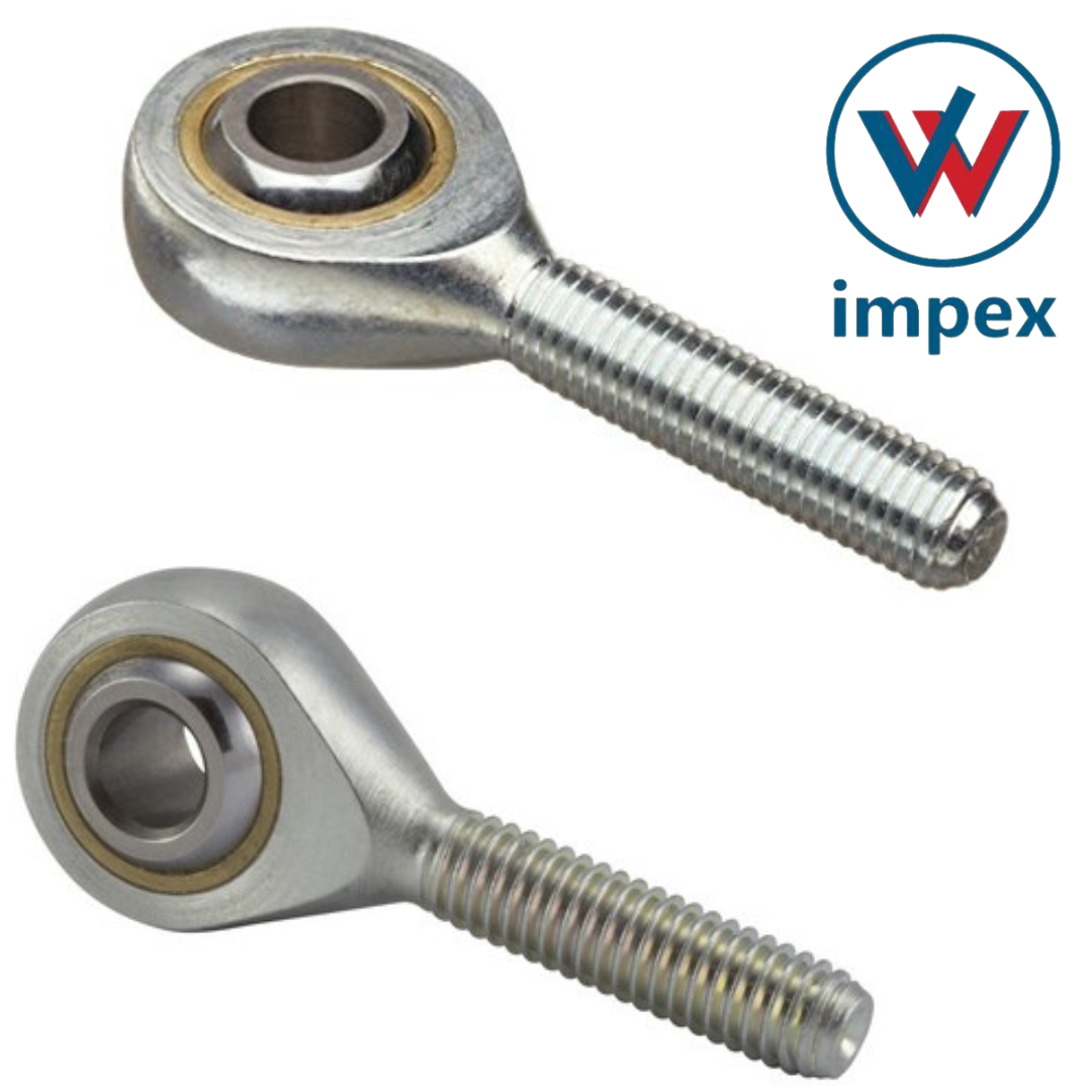 Heim Rod End Bearings - Cage Material: Steel