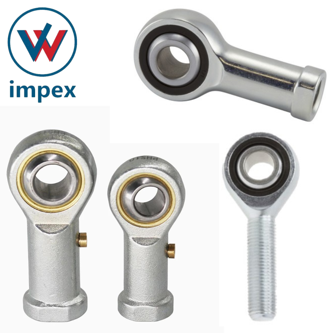 Heim Rod End Bearings - Cage Material: Steel