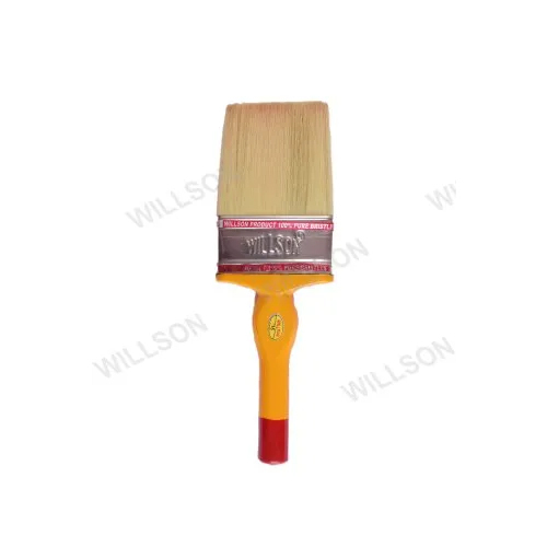 115mm Willson Paint Brush - Nylon Material, 4 Inch Brush Size | Durable Wooden Handle for Efficient Wall Painting