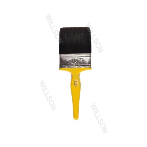 Special Willson Paint Brush - Nylon Material, 11 Inches Size, Yellow & Black Color, Ergonomic Yellow Handle for Comfortable Grip