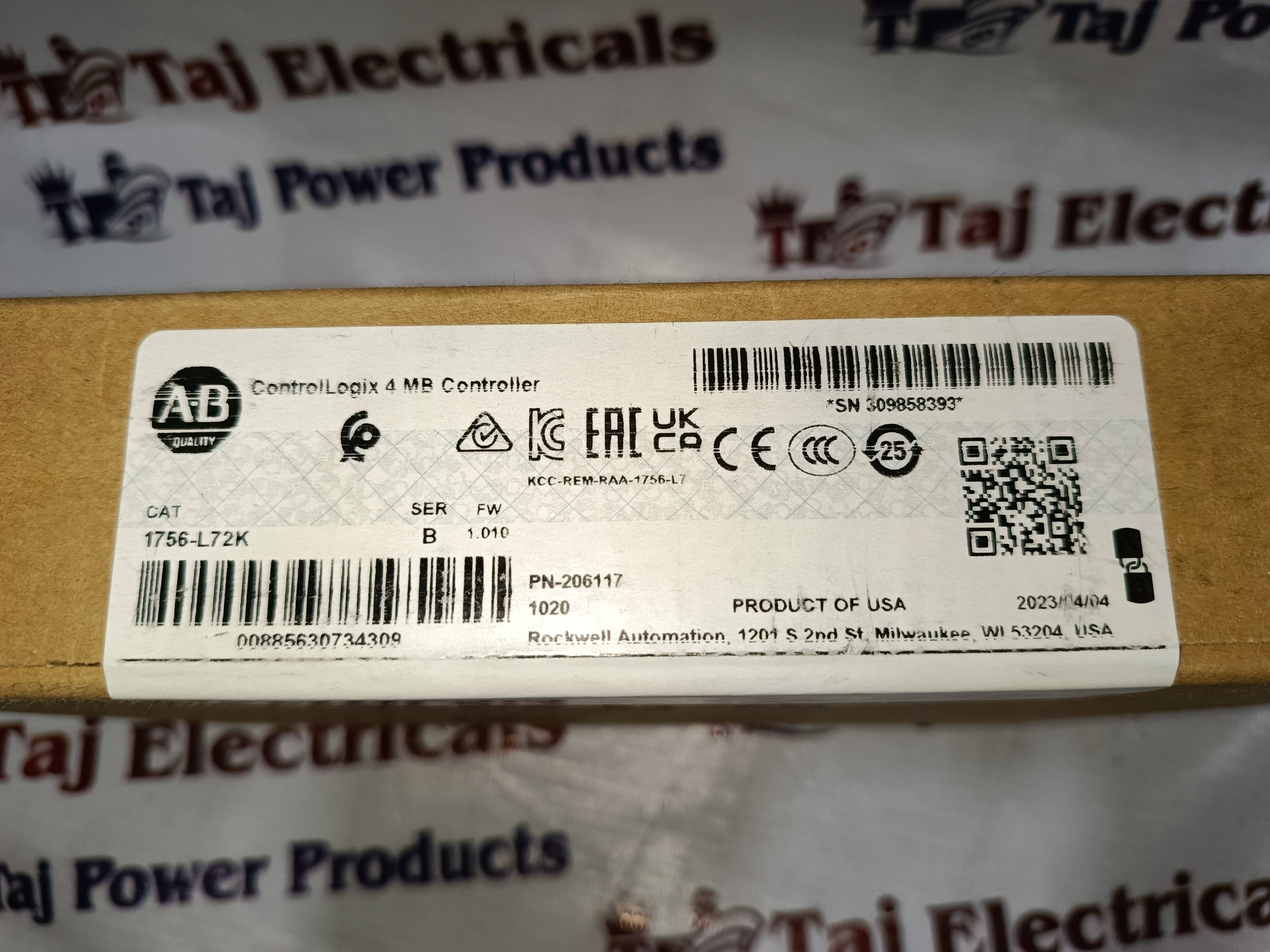 Allen Bradley 1756-l72k Plc