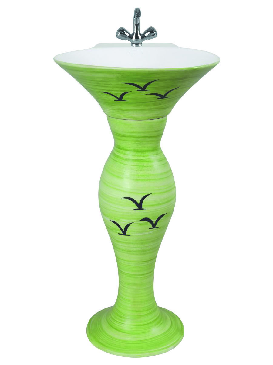 Stargold Pedestal Basin - Color: Any Color