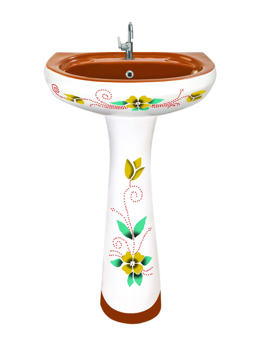 Stargold Pedestal Basin - Color: Any Color
