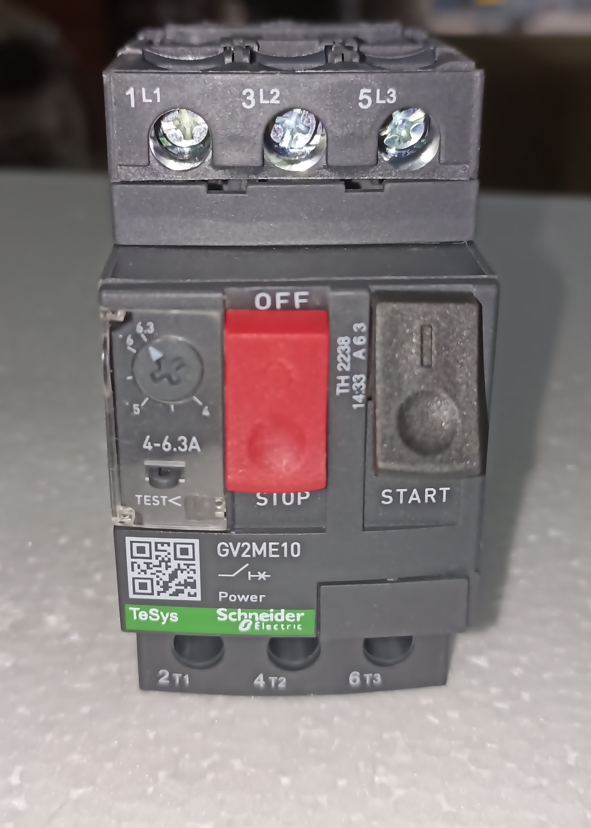 Schneider New (Gv2 Me10) 4-6.3 Mpcb