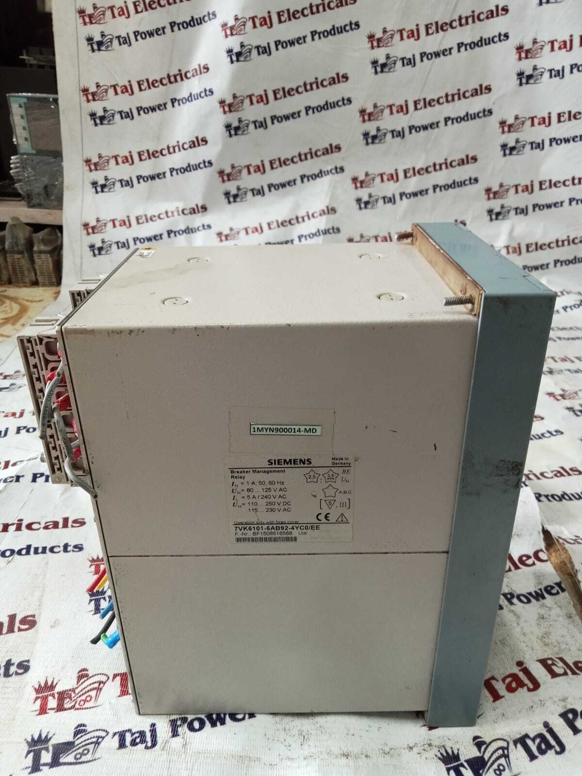 Siemens 7vk6101-6ab92-4yc0ee Protection Relay