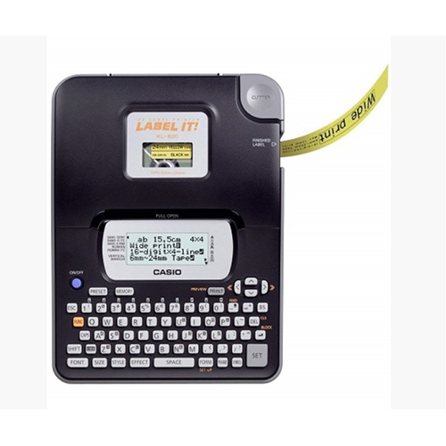 Casio Kl-820 लेबल प्रिंटर उपयोग: प्रिंटिंग