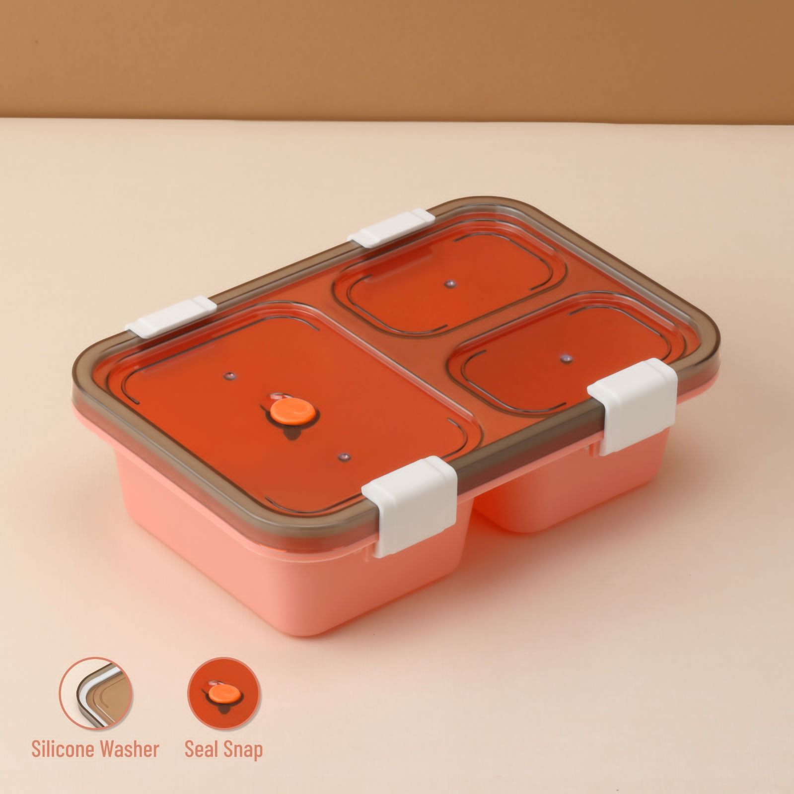3 Compartment Lunch Box
