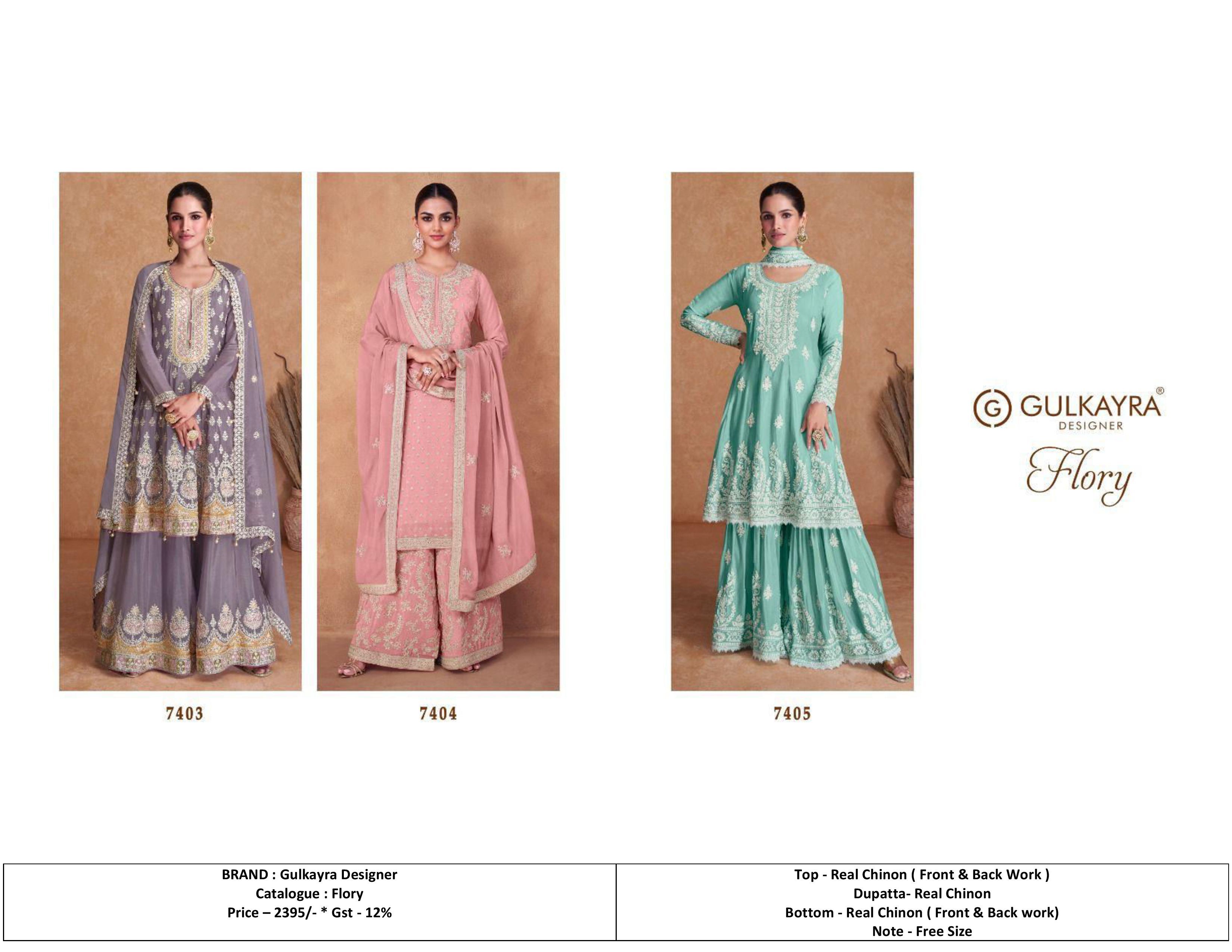 Designer Sharara Suit In Chinon - Ethnic Region: Indian